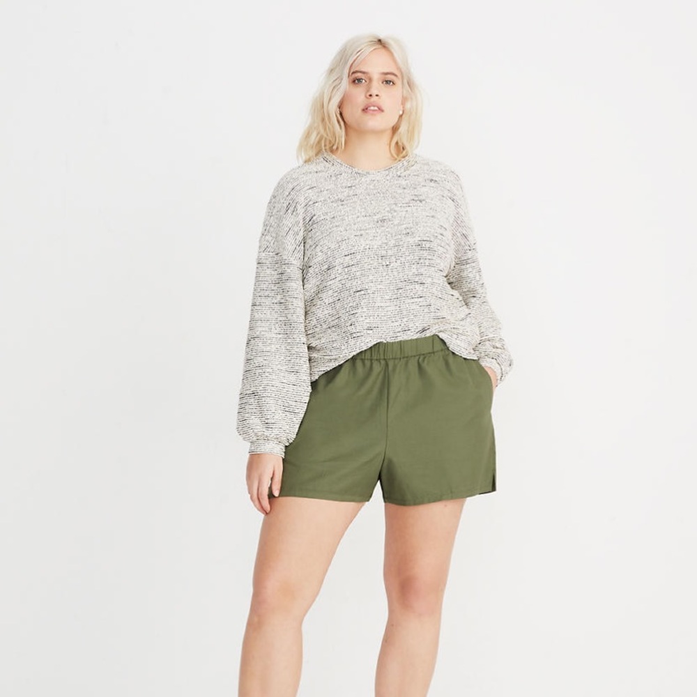 madewell pull on shorts